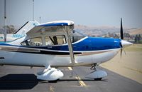 N914RL @ KRHV - So-Cal based 2004 Cessna 182T parked on the transient ramp at Reid Hillview Airport, San Jose, CA. - by Chris Leipelt