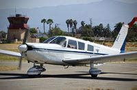 N4143W @ KRHV - Locally-based 1967 Piper PA-32 taxing back to its hangar at Reid Hillview Airport, San Jose, CA. - by Chris Leipelt