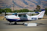 N6116B @ KRHV - Locally-based 1978 Cessna T210M back at its usual tie down after being at KTCY for the past few months. - by Chris Leipelt