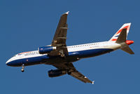 G-EUUX @ EGLL - Airbus A320-232 [3550] (British Airways) Home~G 18/01/2011. On approach 27R. - by Ray Barber