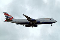 G-CIVX @ EGLL - Boeing 747-436 [28852] (British Airways) Home~G 12/05/2015. On approach 27L.
