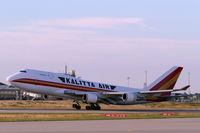 N742CK @ EDDP - A Conny loaded with parcels is leaving LEJ on rwy 08L.... - by Holger Zengler