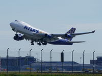 N498MC @ EDDP - Daily PolarAtlas parcel carrier is leaving rwy 08L.... - by Holger Zengler