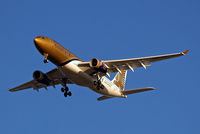 A9C-KC @ EGLL - Airbus A330-243 [286] (Gulf Air) Home~G 04/01/2010. on approach 27R. Wears Grand Prix 2010 titles.