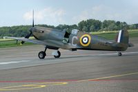 G-AIST @ EHLE - At Lelystad Airport to perform in the Warner Bros movie Dunkirk - by Jan Bekker