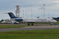 4O-AOM @ EGSH - Under tow at Norwich. - by Graham Reeve