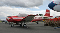 N4487K @ KRDG - The Mid Atlantic Air Museum has both versions of the Twin Navion - this, the original, and the Camair 480. - by Daniel L. Berek