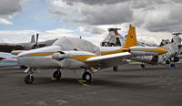 N243 @ KRDG - This Camair 480 Twin Navion has earned retirement at the Mid Atlantic Air Museum. - by Daniel L. Berek