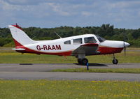 G-RAAM @ EGLK - Piper Cherokee Warrior II at Blackbushe. Ex N8163R - by moxy