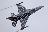 FA-77 @ EGVA - Fighting Falcon, Belgian Air Component 31 Squadron 10 wing Kleine Brogel based, previously 80-3568, seen displaying at RIAT 2016. - by Derek Flewin