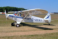 G-AYPT @ EGBP - Piper PA-18-95 Super Cub [18-1533] Kemble~G 13/07/2003 - by Ray Barber
