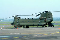 ZA711 @ EGBJ - Boeing-Vertol CH-47HC.4 [M7026] (Royal Air Force) Staverton~G 10/08/2003 - by Ray Barber