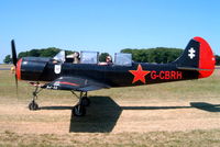 G-CBRH @ EGBP - Yakovlev Yak-52 [844815] Kemble~UK 13/07/2003 - by Ray Barber