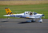 G-HACS @ EGBG - Tecnam P2002-JF Sierra at Leicester Airport from RAF Halton. - by moxy