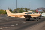 N5660S @ DVT - N5660S Beech A23 at Derr Valley, Arizona - by Pete Hughes
