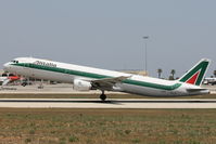 I-BIXP @ LMML - A321 I-BIXP Alitalia - by Raymond Zammit