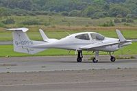 G-OPFR @ EGFH - Twin Star, Cranfield Bedfordshire based, previously EO-VPI, G-OPFR, N700PR, seen parking up after landing on runway 22. - by Derek Flewin