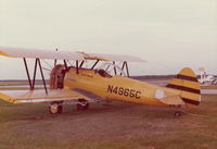N4965C @ X51 - I shot this in the 1970's.  It is an ex-PT-17 (A75N1).  The serial no. is 41-8448 which is the military serial number.  The Boeing c/n is 75-2007. - by Larry Johnson
