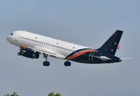 G-POWK @ EGHH - Climbing away from 26 on holiday charter - by John Coates