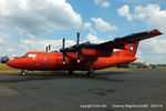 VP-FBQ @ EGBE - British Antarctic Survey - by Chris Hall