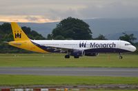 G-OZBI @ EGCC - Monarch A321 taxies to the runway. - by FerryPNL