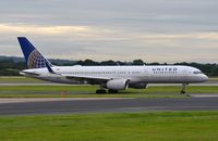 N19141 @ EGCC - United B752 vacates the runway in MAN - by FerryPNL