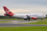 G-VROY @ EGCC - Virgin B744 coming to a stop. - by FerryPNL