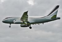 M-KATE @ EGHH - Arriving from Nice - by John Coates