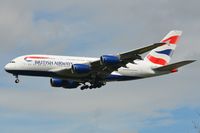 G-XLEG @ EGLL - BA A388 on finals. - by FerryPNL
