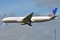 N219UA @ EGLL - United B772 arrives at LHR - by FerryPNL