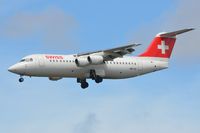 HB-IYZ @ EGLL - Swiss BAe146 landing - by FerryPNL