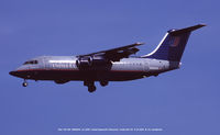 N608AW @ IAD - Final Approach to Dulles IAP. - by J.G. Handelman