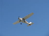 N8546U @ SZP - 1964 Cessna 172F SKYHAWK, Continental O-300 145 Hp, 6 cylinder, takeoff climb Rwy 22 - by Doug Robertson