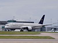 HZ-ARB @ EGCC - At Manchester - by Guitarist