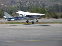N704UT @ SZP - 1976 Cessna 150M, Continental O-200 100 Hp, takeoff climb Rwy 22 - by Doug Robertson