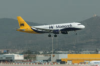 G-ZBAU @ LEBL - About to land in Barcelona