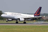 OO-SSL @ EBBR - Landing at Brussels on rwy 25L. - by Raymond De Clercq