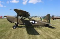 N63397 @ KOSH - Stinson L-5G - by Mark Pasqualino