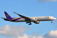 HS-TKU @ EGLL - Thai B773 landing in LHR - by FerryPNL