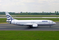 SX-BGV @ EDDL - Boeing 737-4Q8 [26308] (Aegean Airlines) Dusseldorf~D 18/05/2006 - by Ray Barber