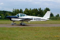 G-AZDD @ EGBP - Bolkow Bo.209B Monsun 150FF [143] Kemble~G 11/07/2004 - by Ray Barber