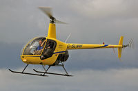 G-SLNW @ EGFF - Beta II, Commission Air Ltd, previously G-LNIC, in for fuel.