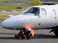 OO-KOR @ LFBD - Abelag Aviation from Nice airport - by Jean Goubet-FRENCHSKY