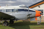 D-IFSB @ X5FB - De Havilland DH-104 Dove 2B. The first airframe delivered to Fishburn Airfield for the soon to be established Fishburn Historic Aviation Centre. March 13th 2016. - by Malcolm Clarke
