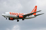 G-EZJH @ EGNT - Boeing 737-73V at Newcastle Airport, April 8th 2008. - by Malcolm Clarke
