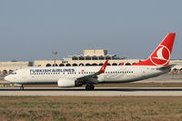 TC-JHV @ LMML - B737-800 TC-JHV Turkish Airlines - by Raymond Zammit