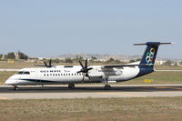 SX-OBA @ LMML - Bombardier DHC-8 SX-OBA Olympic Airlines - by Raymond Zammit