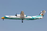 HS-DQH @ LMML - DHC-8 HS-DQH Nok Air seen landing in Malta on delivery flight. - by Raymond Zammit
