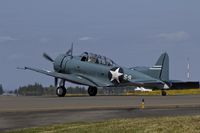 N5254L @ KPAE - A-24 Dauntless taxing out to participate in the 2016 FHC Skyfair. - by Eric Olsen