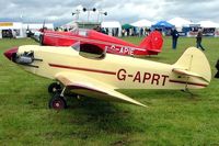 G-APRT @ EGDV - Taylor JT.1 Monoplane [PFA 537]  Hullavington~G 21/05/2005 - by Ray Barber